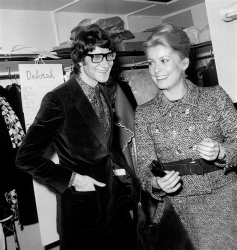 yves saint laurent and catherine deneuve|catherine deneuve saint laurent.